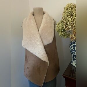LAUREN RALPH LAUREN Vintage Sherpa Vest, size M